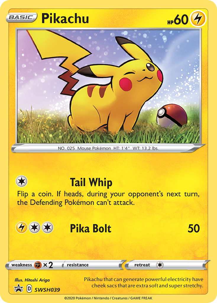 Pikachu (SWSH039) [Sword & Shield: Black Star Promos] | Exor Games Summserside