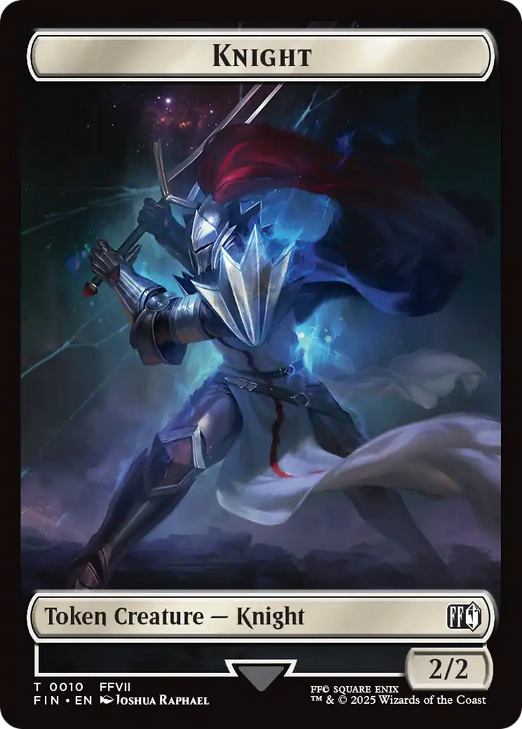 Hero (0002) // Knight Double-Sided Token [FINAL FANTASY Tokens] | Exor Games Summserside