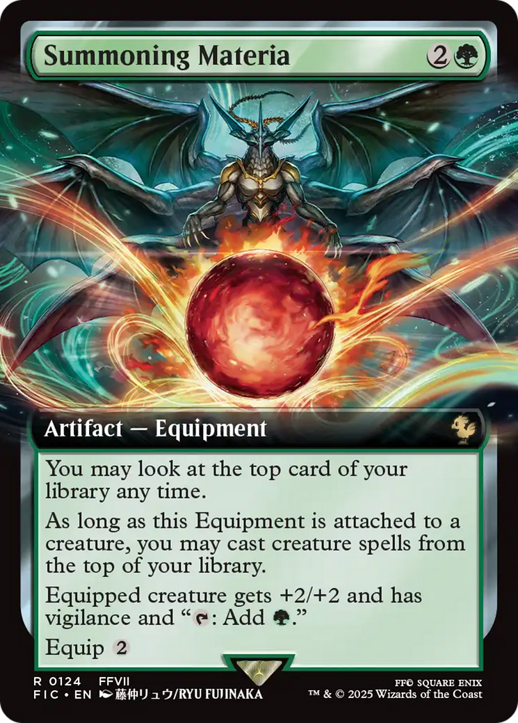 Summoning Materia (Extended Art) [FINAL FANTASY Commander] | Exor Games Summserside