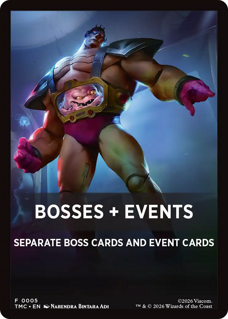 Bosses + Events [Teenage Mutant Ninja Turtles Commander Tokens] | Exor Games Summserside
