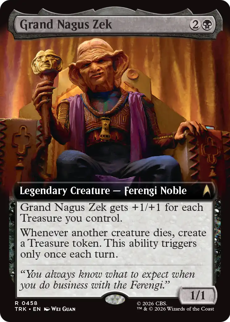 Grand Nagus Zek (Extended Art) [Star Trek] | Exor Games Summserside