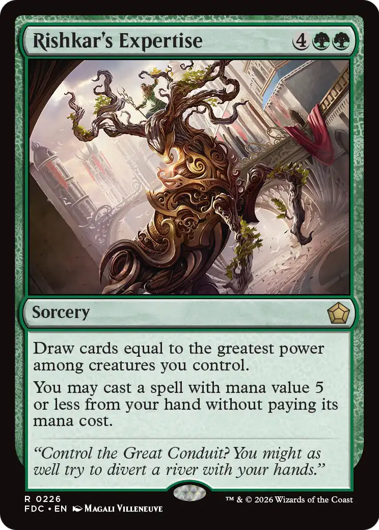 Rishkar's Expertise [Foundations Commander] | Exor Games Summserside