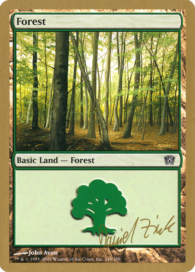 Forest (dz349) (Daniel Zink) [World Championship Decks 2003] | Exor Games Summserside