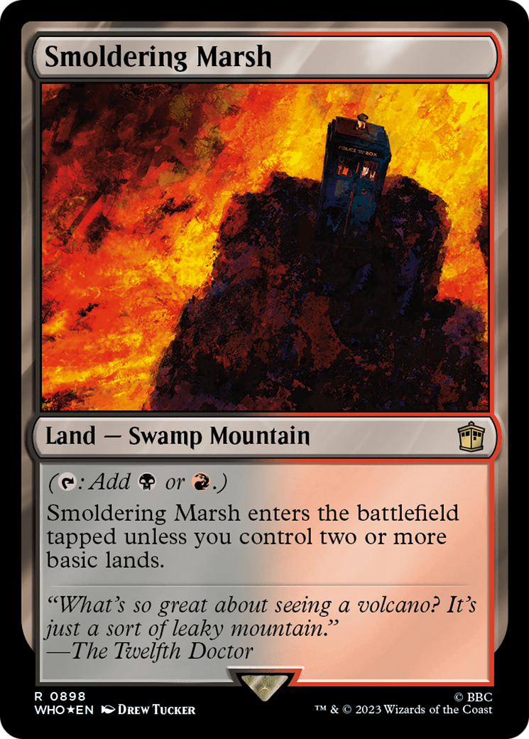 Smoldering Marsh (Surge Foil) [Doctor Who] | Exor Games Summserside