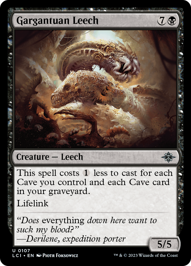 Gargantuan Leech [The Lost Caverns of Ixalan] | Exor Games Summserside