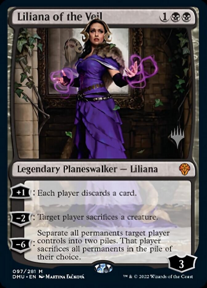 Liliana of the Veil (Promo Pack) [Dominaria United Promos] | Exor Games Summserside