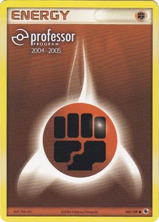 Fighting Energy (105/109) (2004 2005) [Professor Program Promos] | Exor Games Summserside
