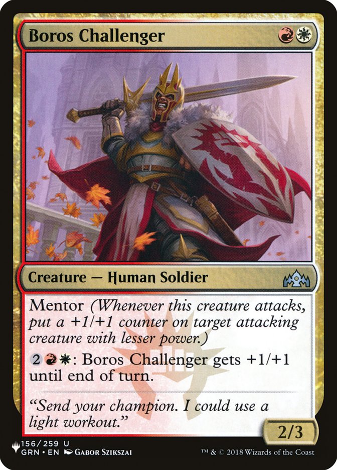 Boros Challenger [The List] | Exor Games Summserside