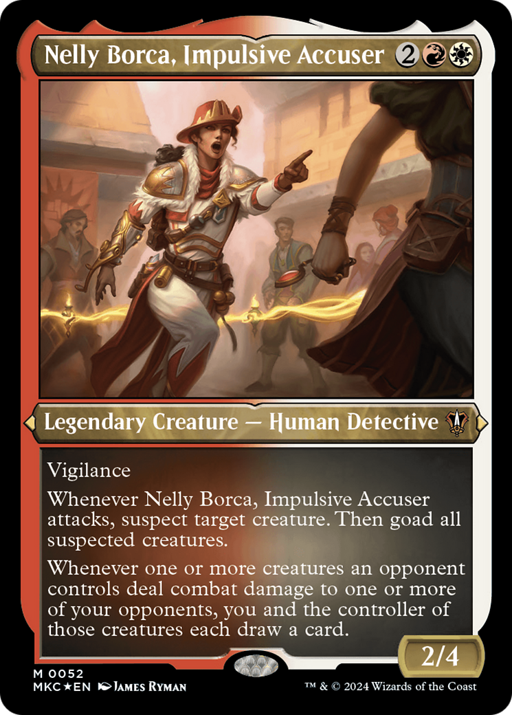 Nelly Borca, Impulsive Accuser (Display Commander) [Murders at Karlov Manor Commander] | Exor Games Summserside