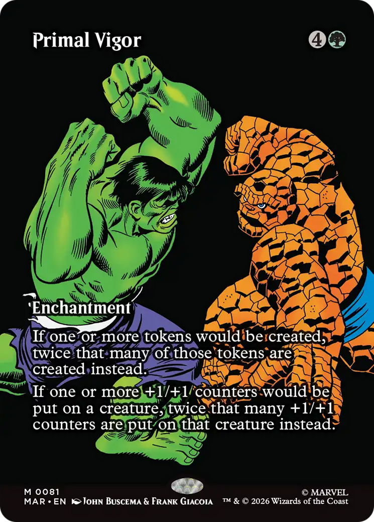 Primal Vigor (Borderless) [Marvel Universe: Eternal-Legal] | Exor Games Summserside