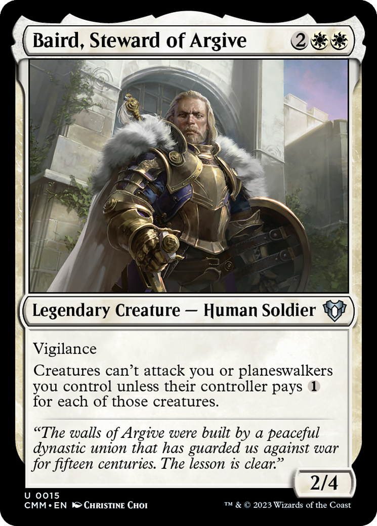 Baird, Steward of Argive [Commander Masters] | Exor Games Summserside