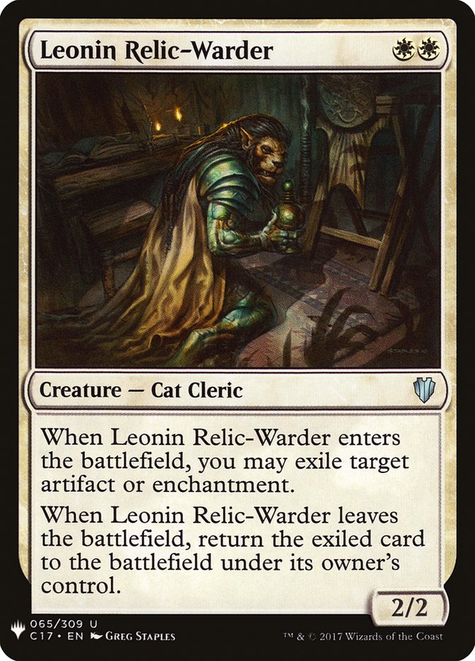 Leonin Relic-Warder [Mystery Booster] | Exor Games Summserside