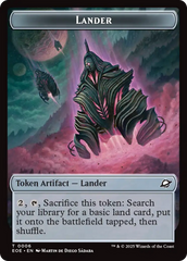 Robot // Lander (0006) Double-Sided Token [Edge of Eternities Tokens] | Exor Games Summserside