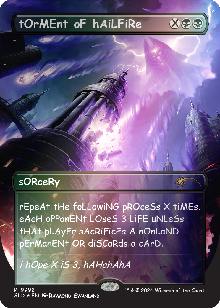 tOrMEnt oF hAiLFiRe (Rainbow Foil) [Secret Lair Drop Series] | Exor Games Summserside