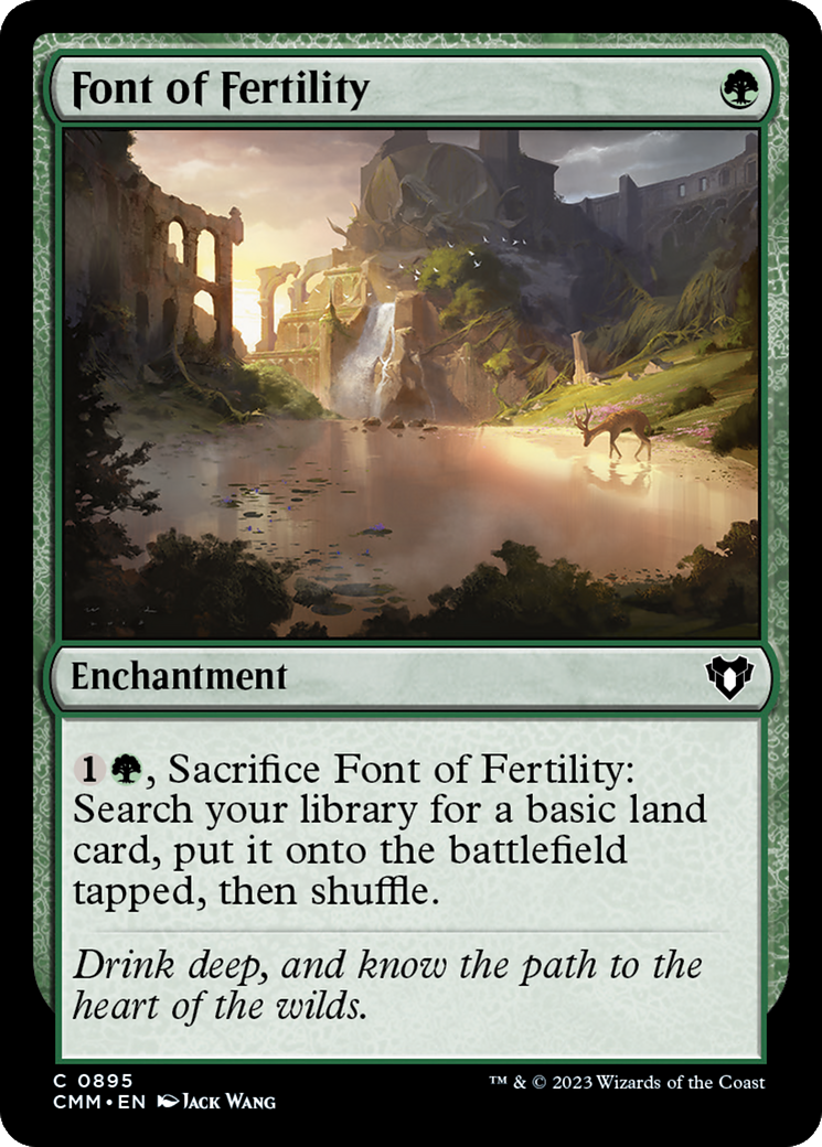 Font of Fertility [Commander Masters] | Exor Games Summserside