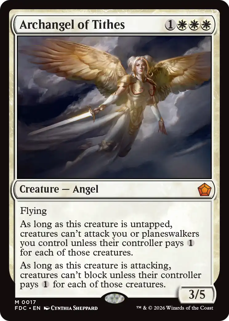 Archangel of Tithes [Foundations Commander] | Exor Games Summserside