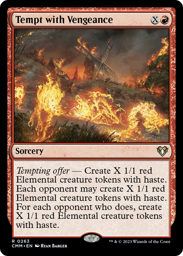Tempt with Vengeance [Commander Masters] | Exor Games Summserside