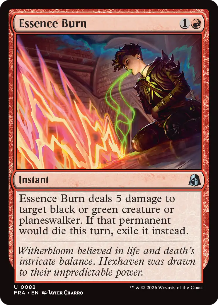 Essence Burn [Reality Fracture] | Exor Games Summserside