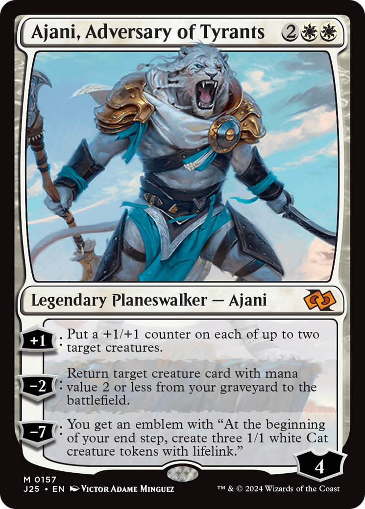 Ajani, Adversary of Tyrants [Foundations Jumpstart] | Exor Games Summserside