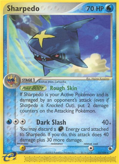 Sharpedo (22/109) [EX: Ruby & Sapphire] | Exor Games Summserside