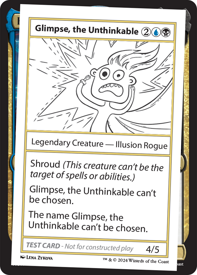 Glimpse, the Unthinkable [Mystery Booster 2 Playtest Cards] | Exor Games Summserside