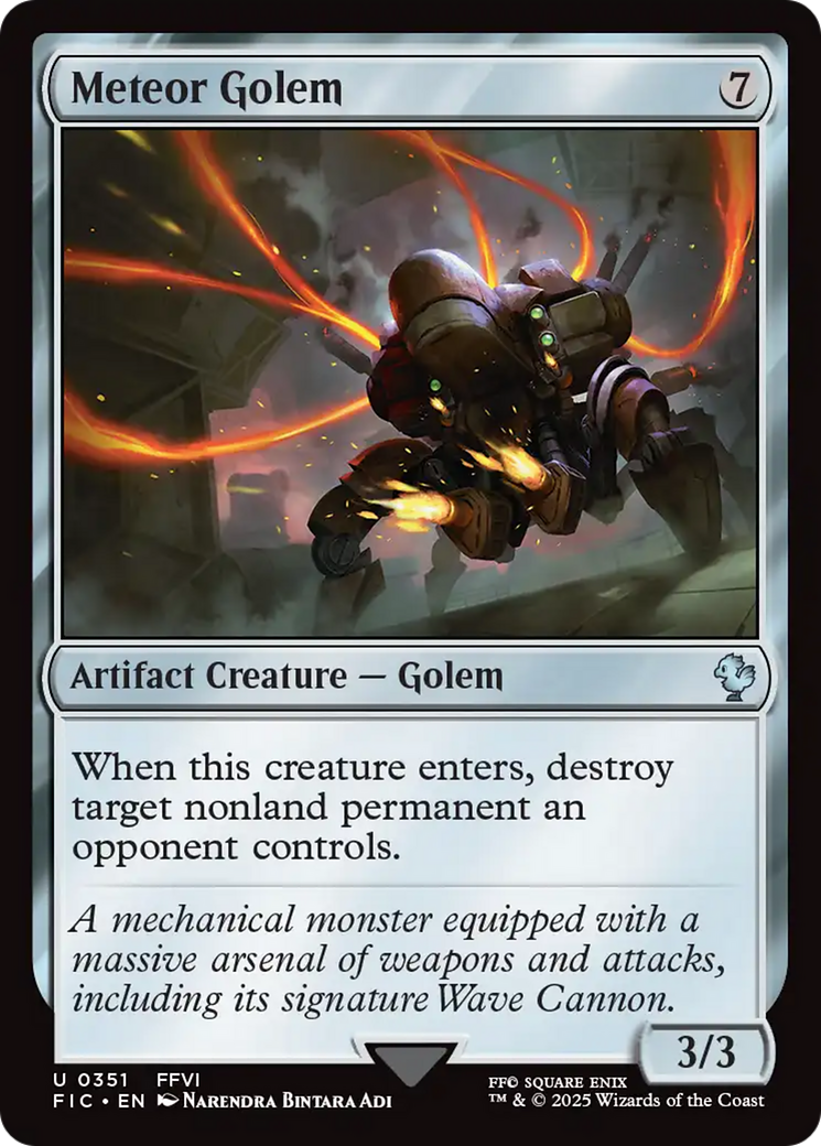 Meteor Golem [FINAL FANTASY Commander] | Exor Games Summserside