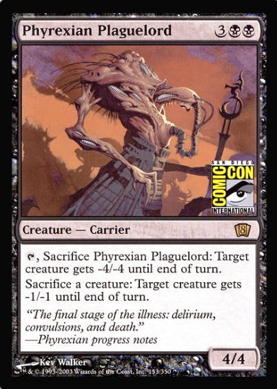 Phyrexian Plaguelord (San Diego Comic Con Oversized) [Oversize Cards] | Exor Games Summserside