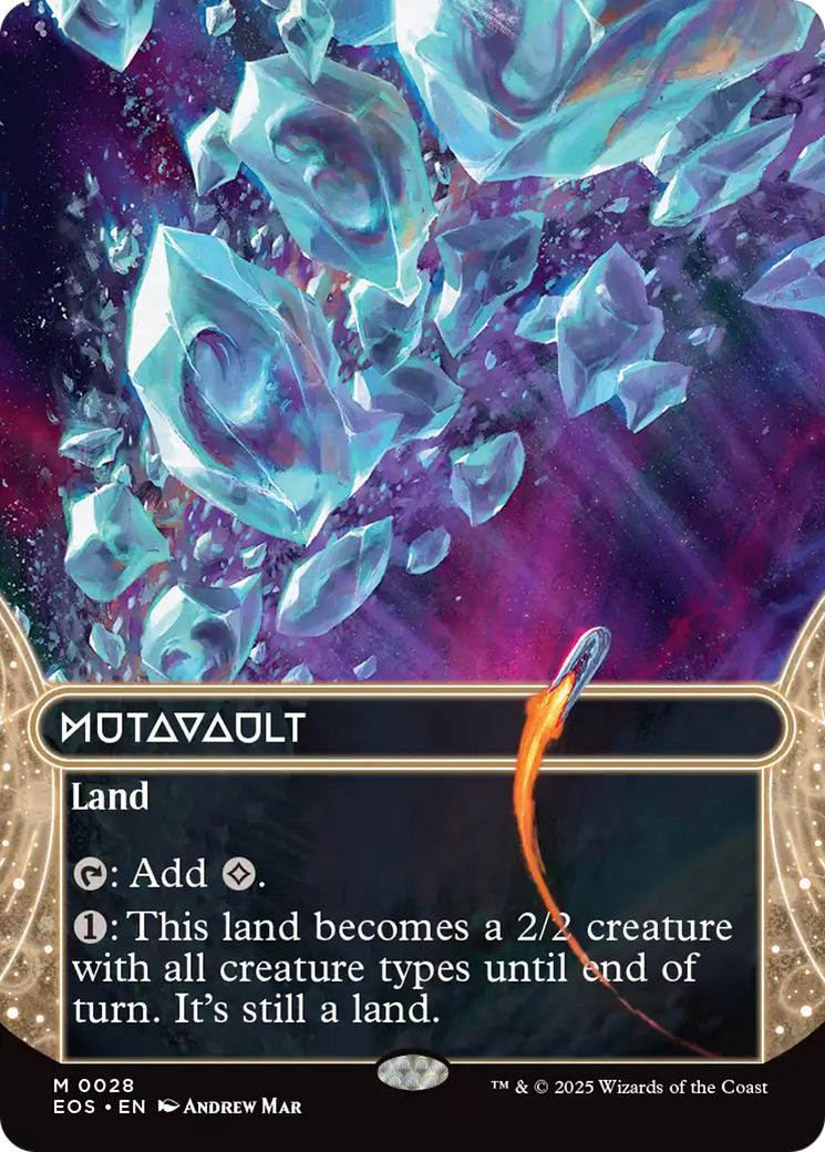 Mutavault (0028) (Borderless) [Edge of Eternities: Stellar Sights] | Exor Games Summserside