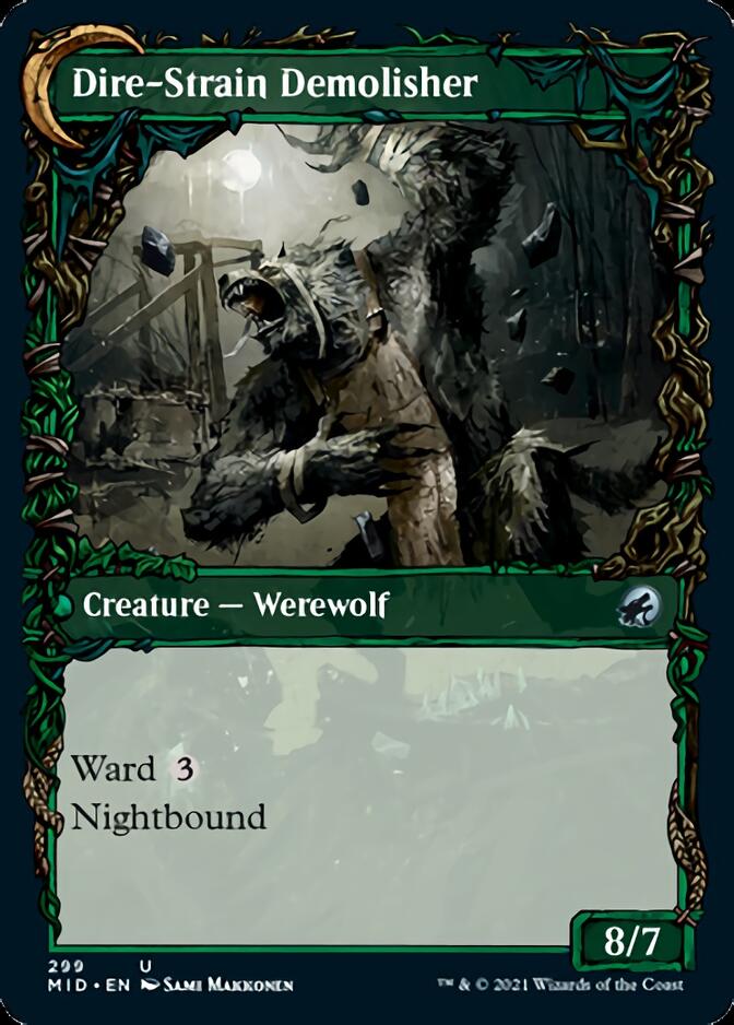 Burly Breaker // Dire-Strain Demolisher (Showcase Equinox) [Innistrad: Midnight Hunt] | Exor Games Summserside