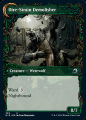 Burly Breaker // Dire-Strain Demolisher (Showcase Equinox) [Innistrad: Midnight Hunt] | Exor Games Summserside