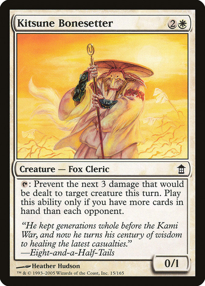 Kitsune Bonesetter [Saviors of Kamigawa] | Exor Games Summserside