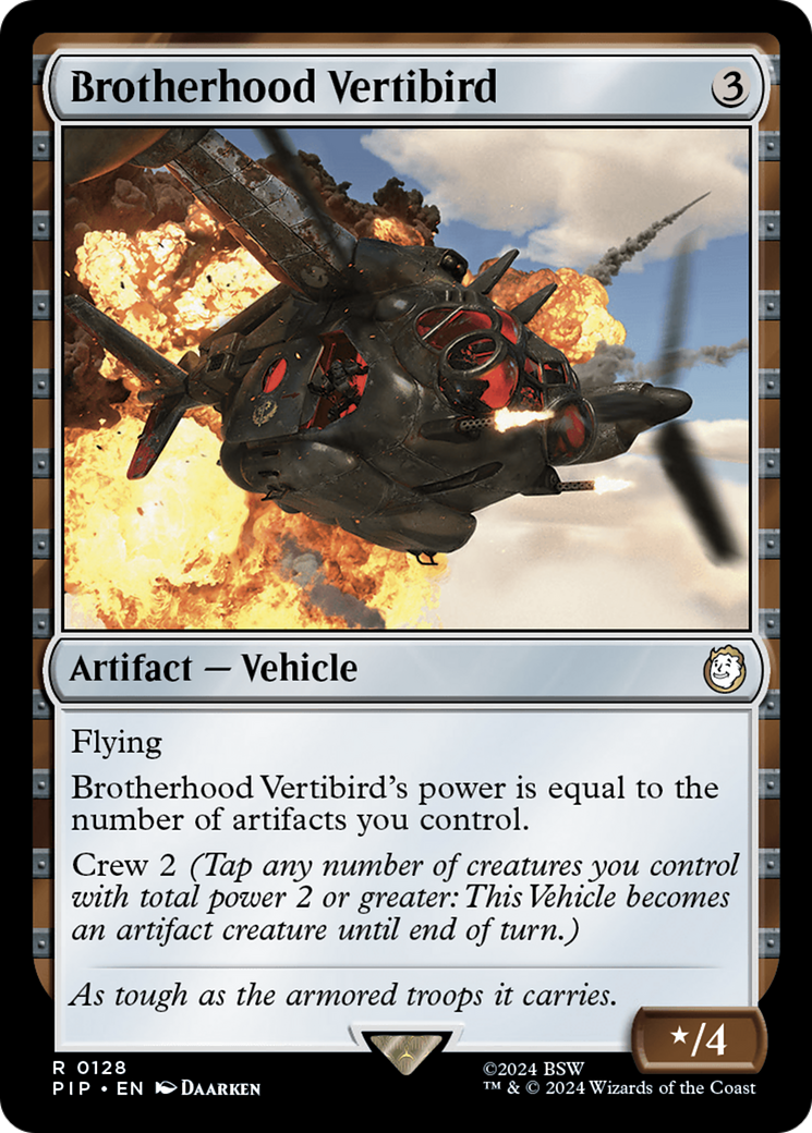 Brotherhood Vertibird [Fallout] | Exor Games Summserside