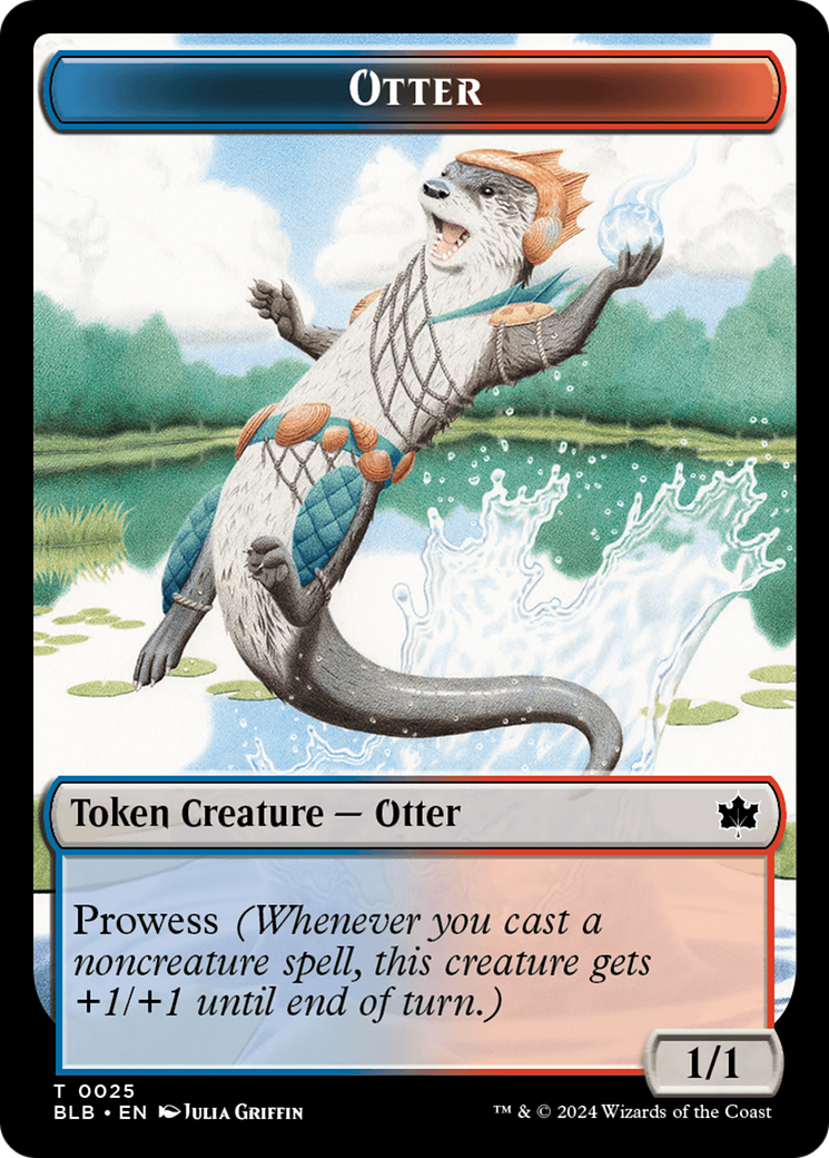 Otter // Copy Double-Sided Token [Bloomburrow Tokens] | Exor Games Summserside