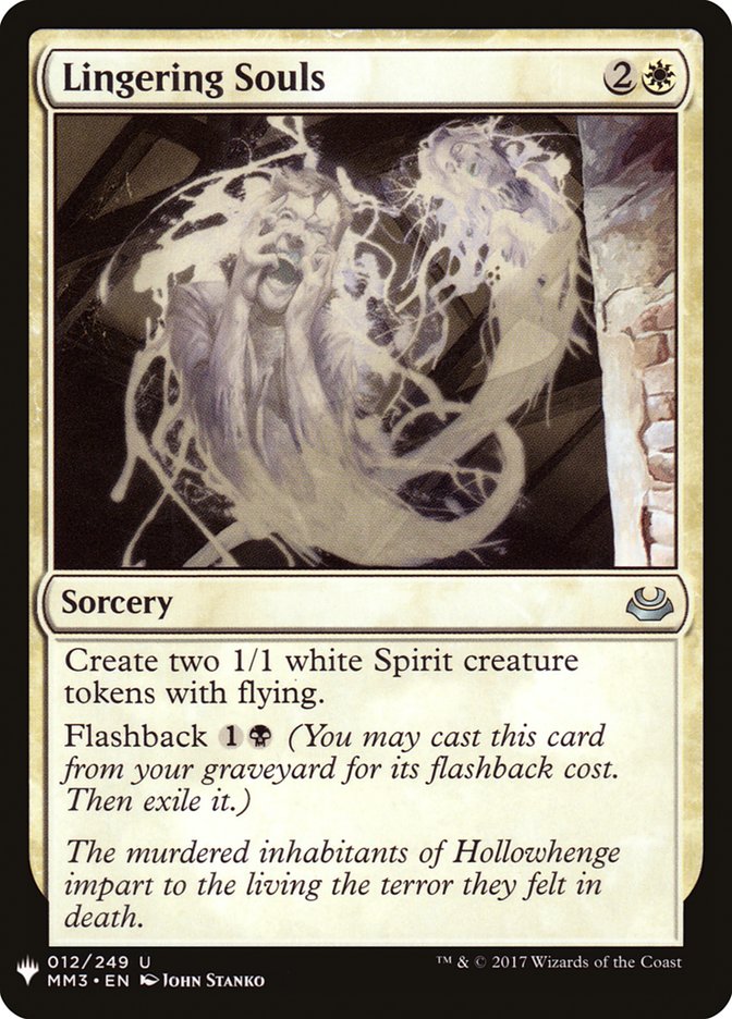 Lingering Souls [Mystery Booster] | Exor Games Summserside