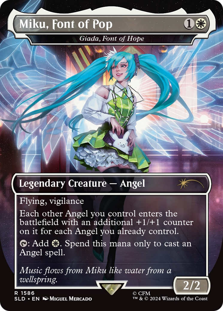 Miku, Font of Pop - Giada, Font of Hope (Rainbow Foil) [Secret Lair Drop Series] | Exor Games Summserside