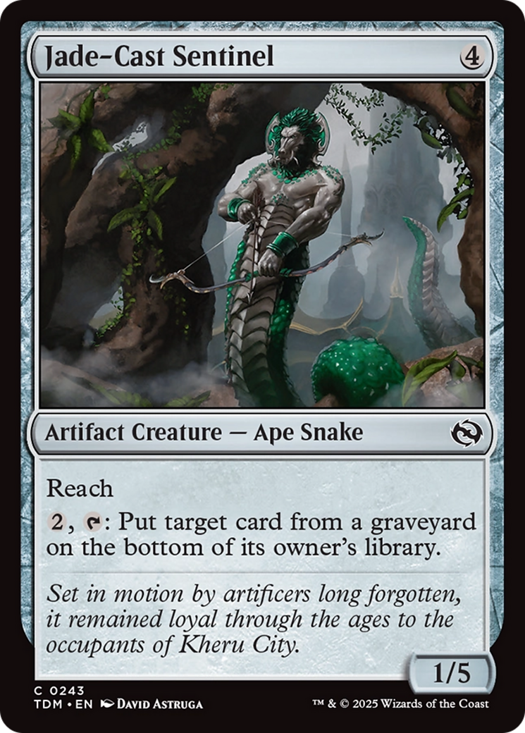 Jade-Cast Sentinel [Tarkir: Dragonstorm] | Exor Games Summserside