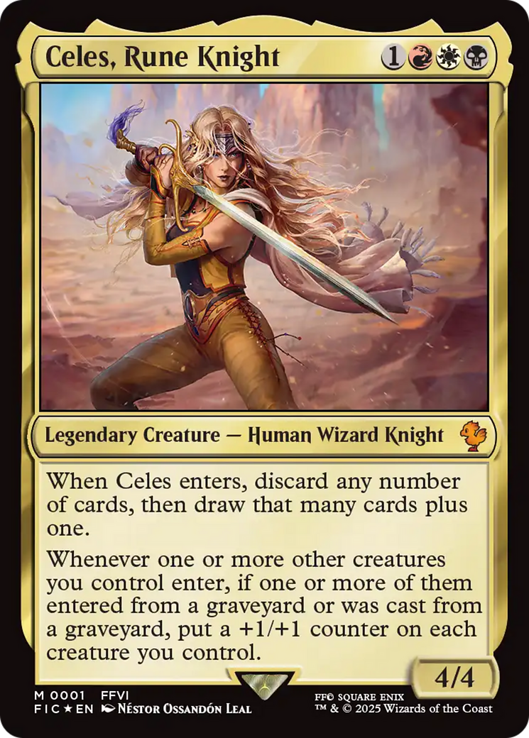 Celes, Rune Knight (0001) [FINAL FANTASY Commander] | Exor Games Summserside