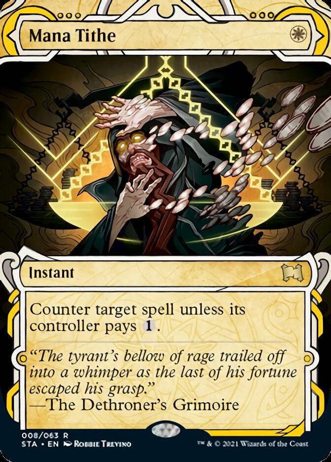 Mana Tithe (Foil Etched) [Strixhaven: Mystical Archive] | Exor Games Summserside