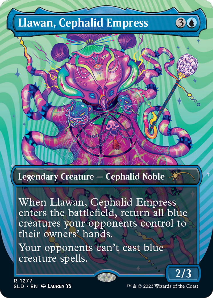 Llawan, Cephalid Empress (Borderless) [Secret Lair Drop Series] | Exor Games Summserside