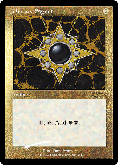 Orzhov Signet (Retro) (Foil Etched) [Secret Lair Drop Series] | Exor Games Summserside