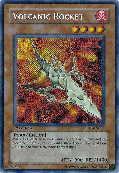 Volcanic Rocket [FOTB-EN000] Secret Rare | Exor Games Summserside