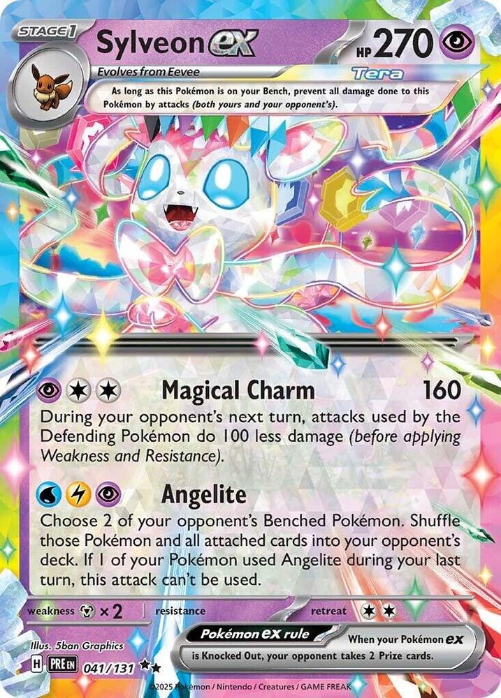 Sylveon ex (041/131) [Scarlet & Violet: Prismatic Evolutions] | Exor Games Summserside