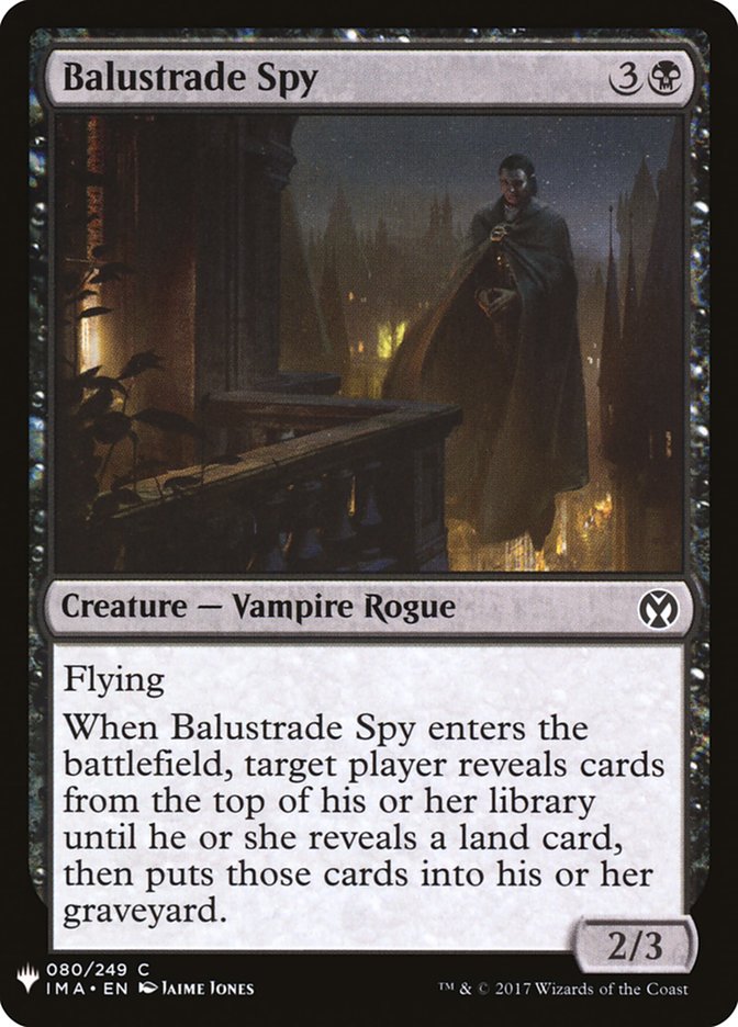 Balustrade Spy [Mystery Booster] | Exor Games Summserside