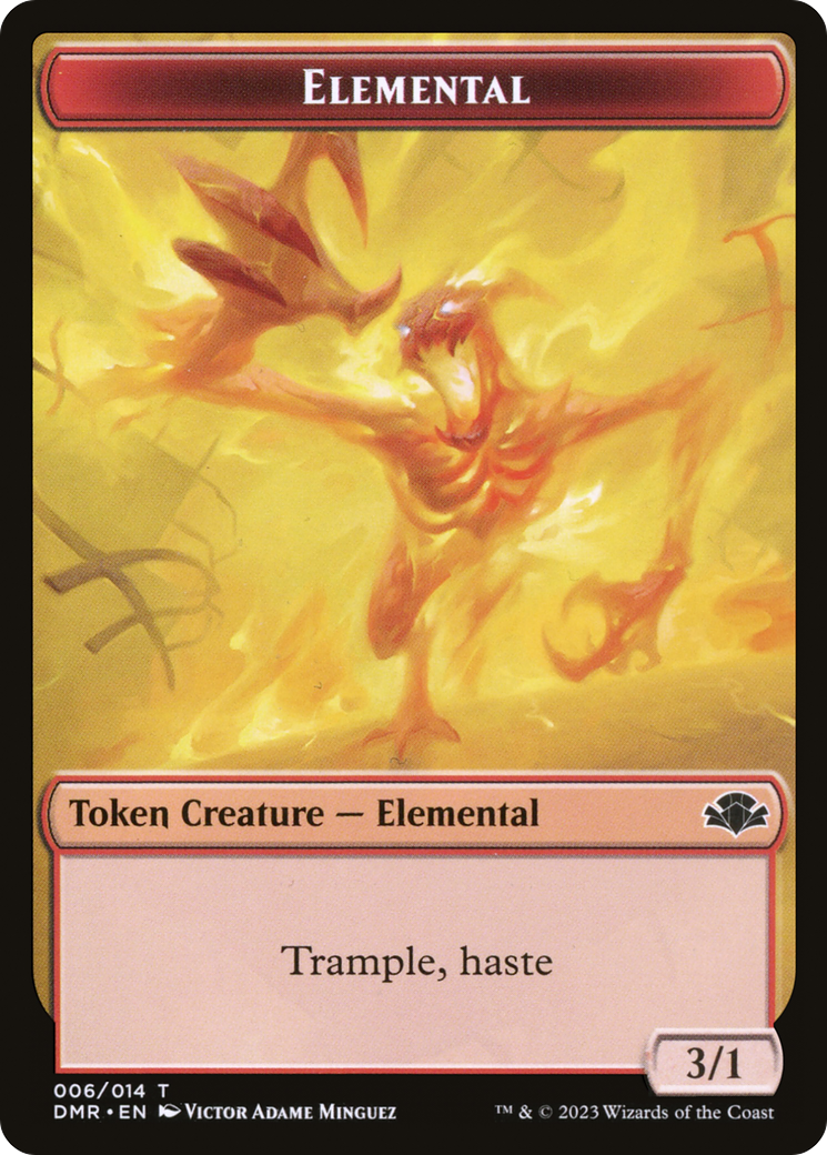 Elemental Token [Dominaria Remastered Tokens] | Exor Games Summserside