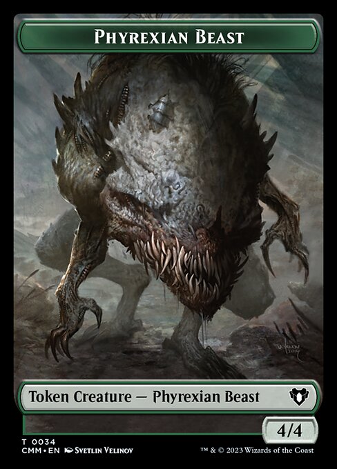 Eldrazi Scion // Phyrexian Beast Double-Sided Token [Commander Masters Tokens] | Exor Games Summserside