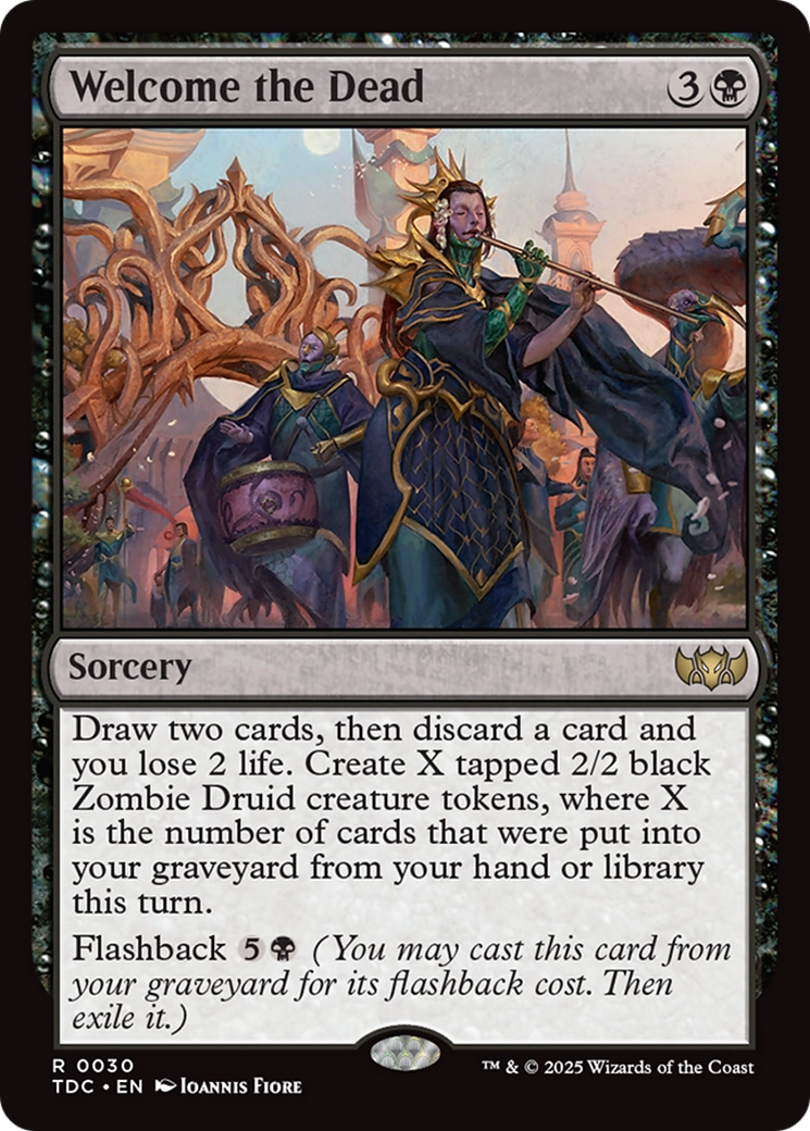 Welcome the Dead [Tarkir: Dragonstorm Commander] | Exor Games Summserside