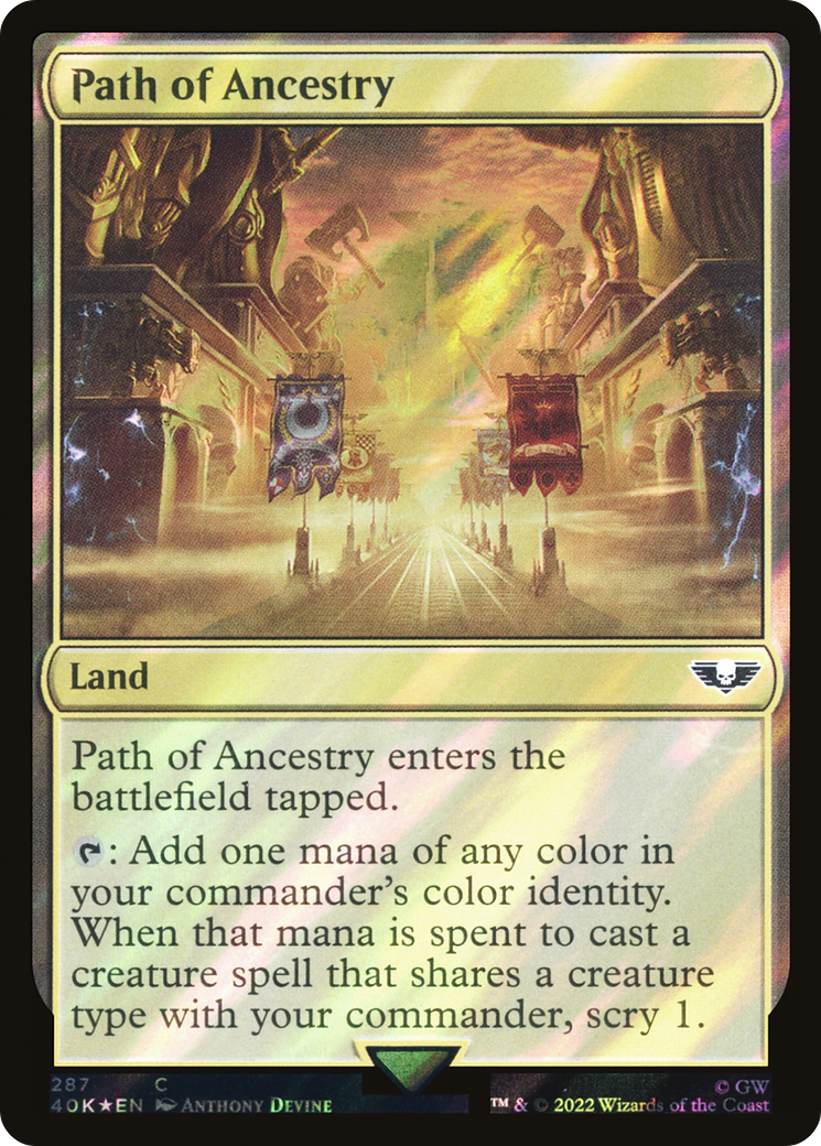 Path of Ancestry (Surge Foil) [Marvel Super Heroes Commander] | Exor Games Summserside