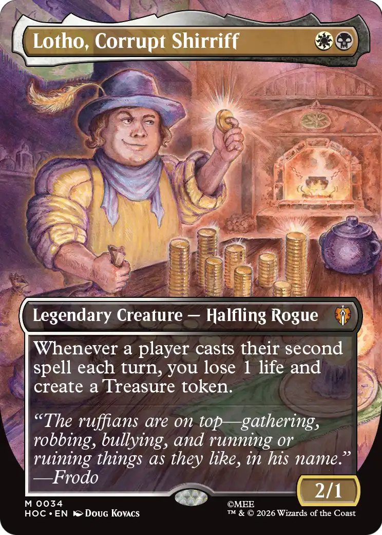 Lotho, Corrupt Shirriff (Borderless) [The Hobbit: Eternal-Legal] | Exor Games Summserside