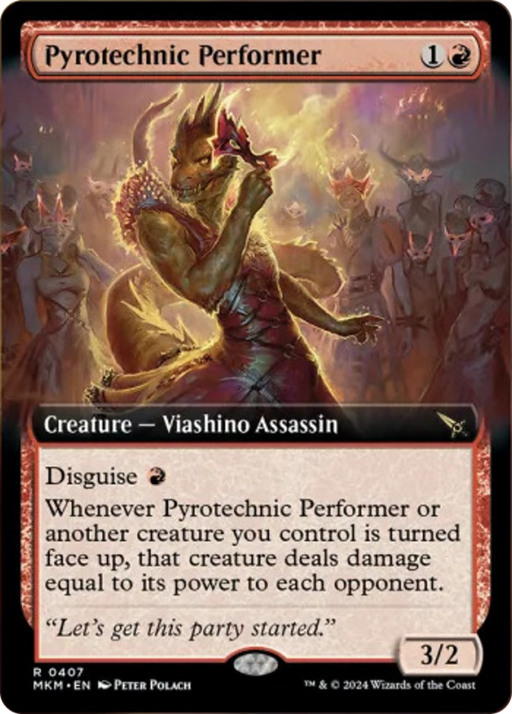 Pyrotechnic Performer (Extended Art) [Murders at Karlov Manor] | Exor Games Summserside