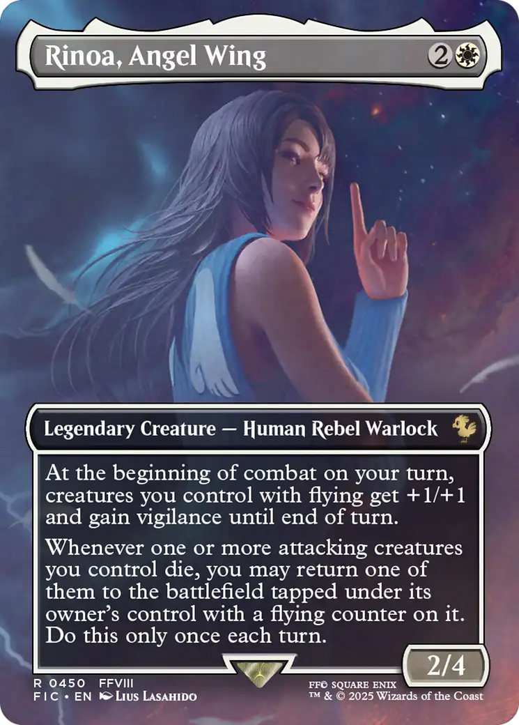 Rinoa, Angel Wing (Borderless) [FINAL FANTASY Commander] | Exor Games Summserside